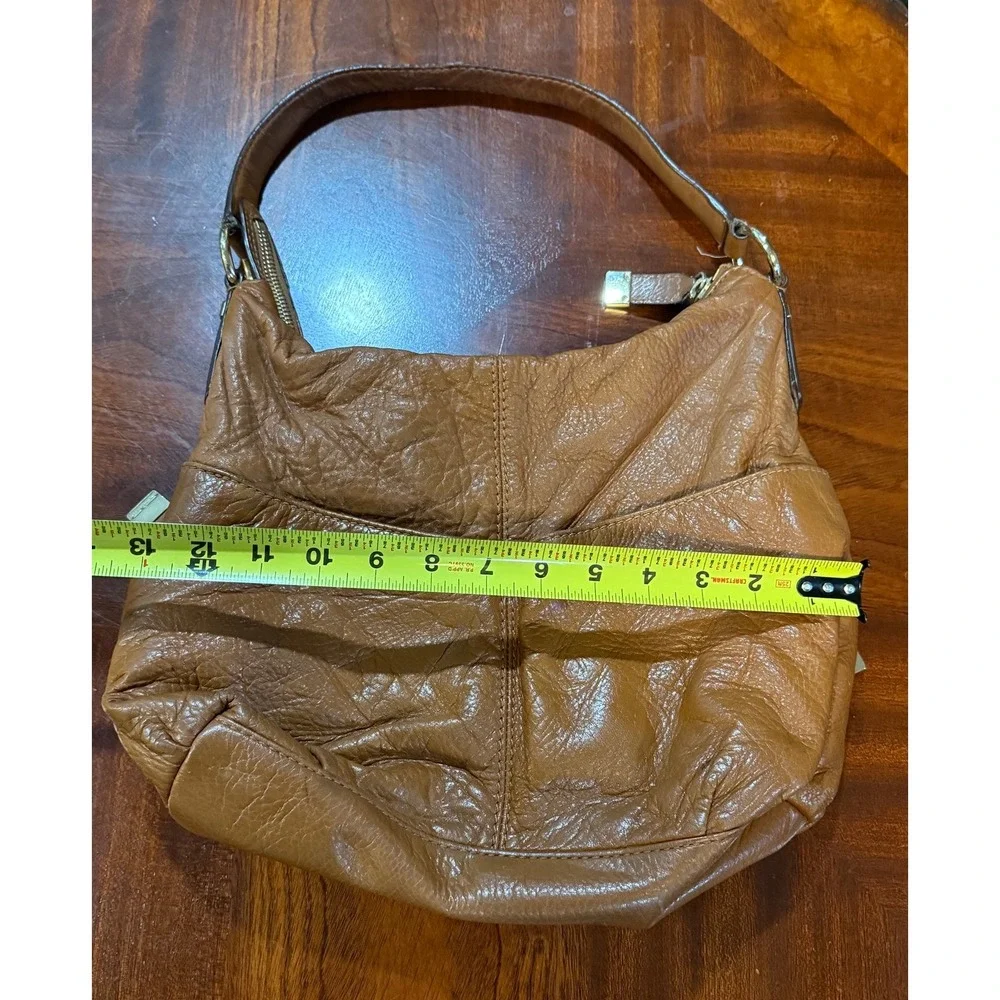 Michael Michael Kors Brown Leather Large Shoulder Hobo‎ purse Handbag